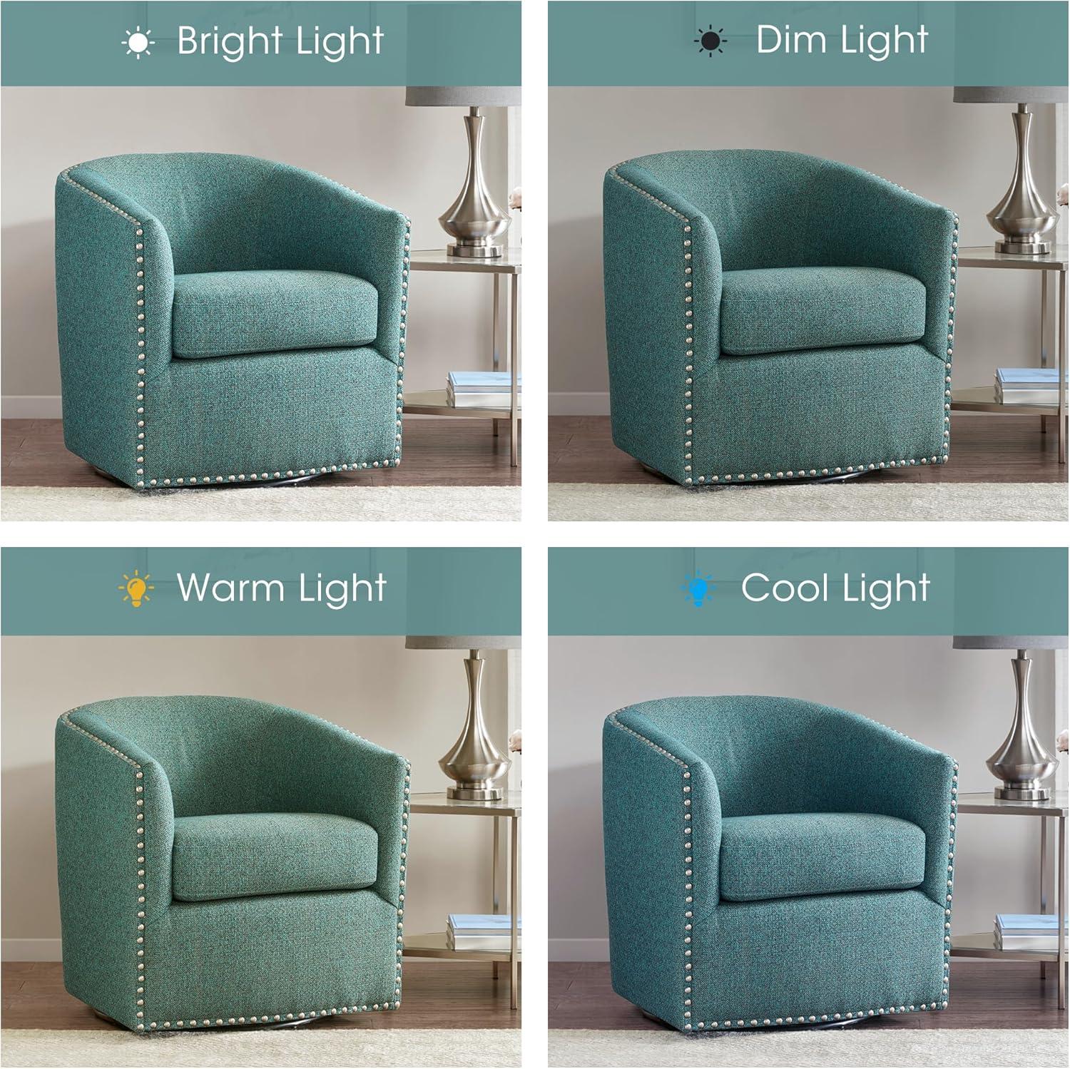 Hokku Designs -degree Swivel Solid Wood Contemporary Living Room Chair
