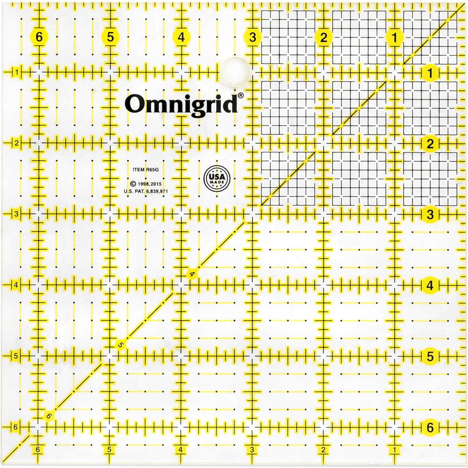 Omnigrid Square Quilting Ruler Value Pack (2-1/2", 4-1/2", 6-1/2", 9-1/2")