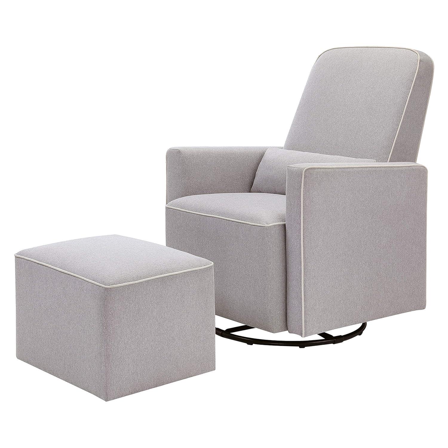 daVinci Olive Swivel Glider with Ottoman
