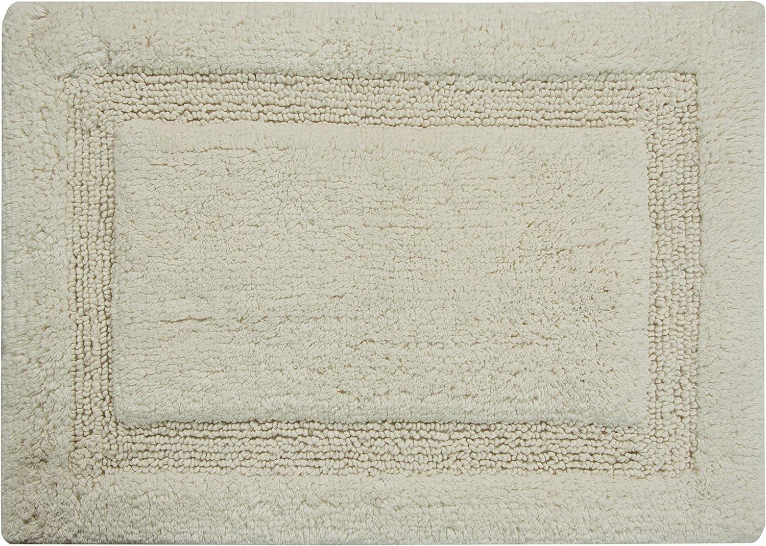 Saffron Fabs Bath Rug Solid Color, Textured Border, Pattern Regency, Assorted Colors and Sizes