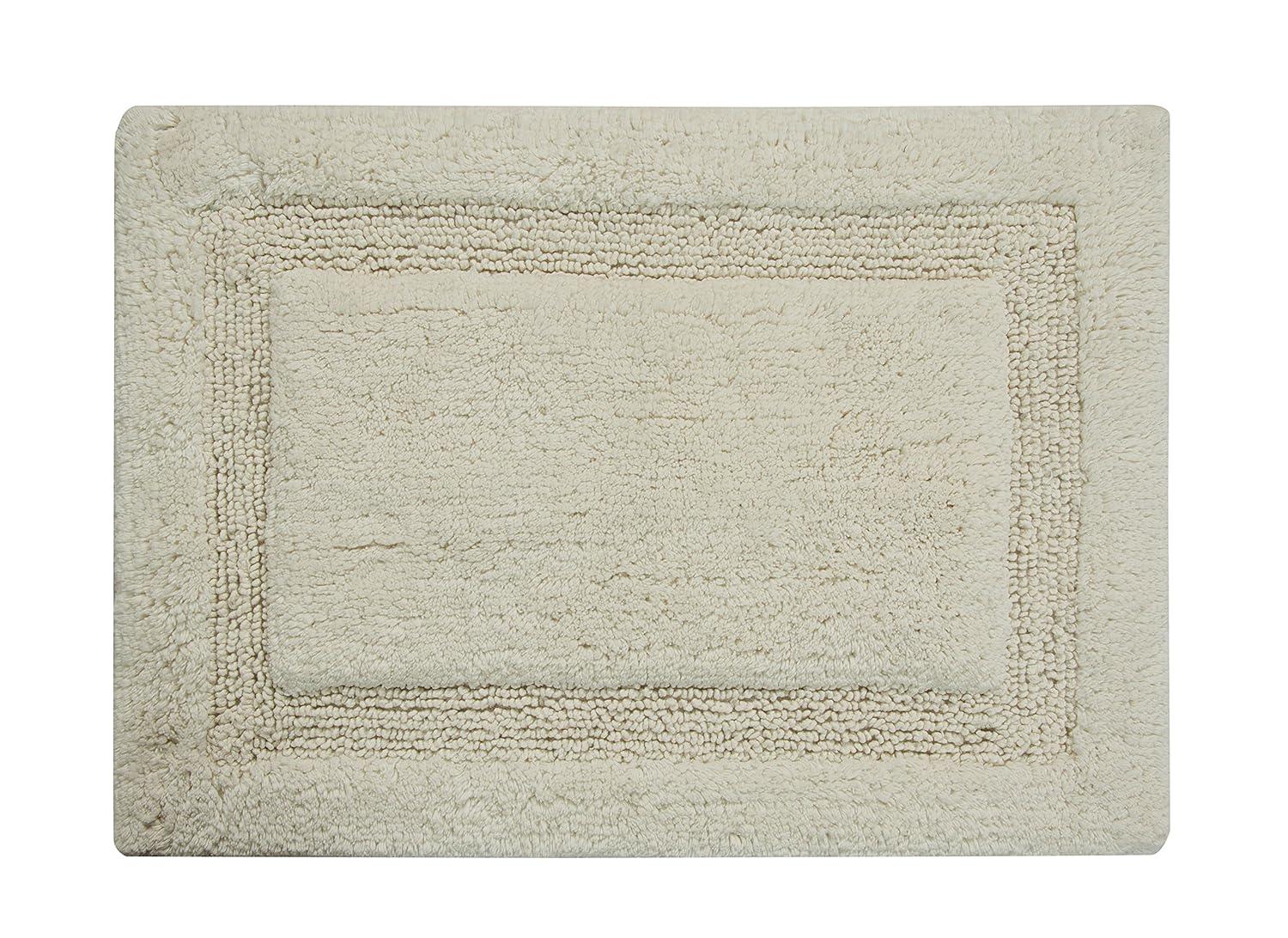 Saffron Fabs Bath Rug Solid Color, Textured Border, Pattern Regency, Assorted Colors and Sizes