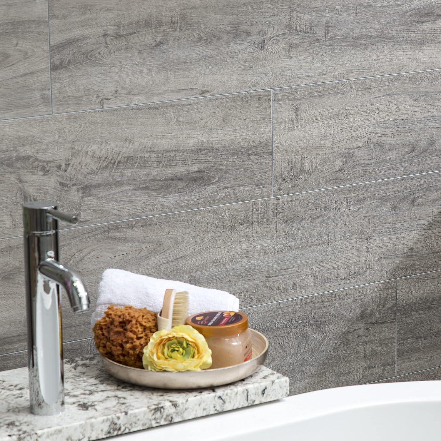 Palisade 23.2 in. x 11.1 in. Tile Shower and Tub Surround Kit