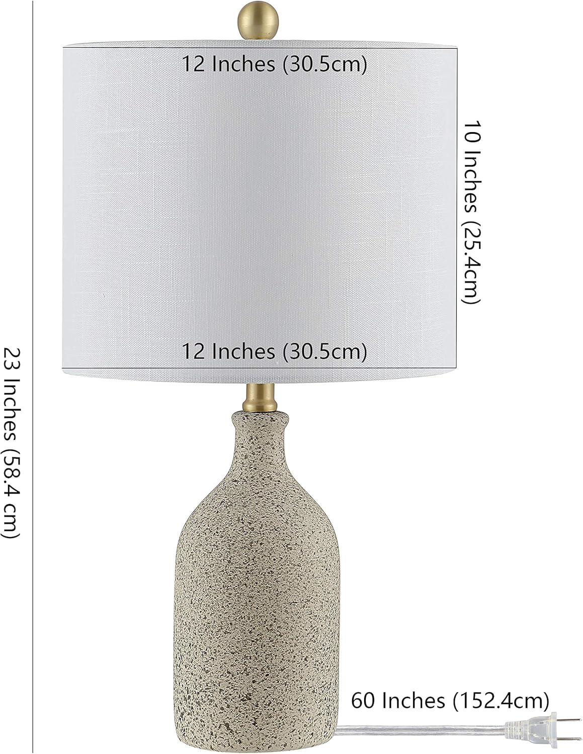 Gunnar Ceramic Table Lamp - Sandy - Safavieh.