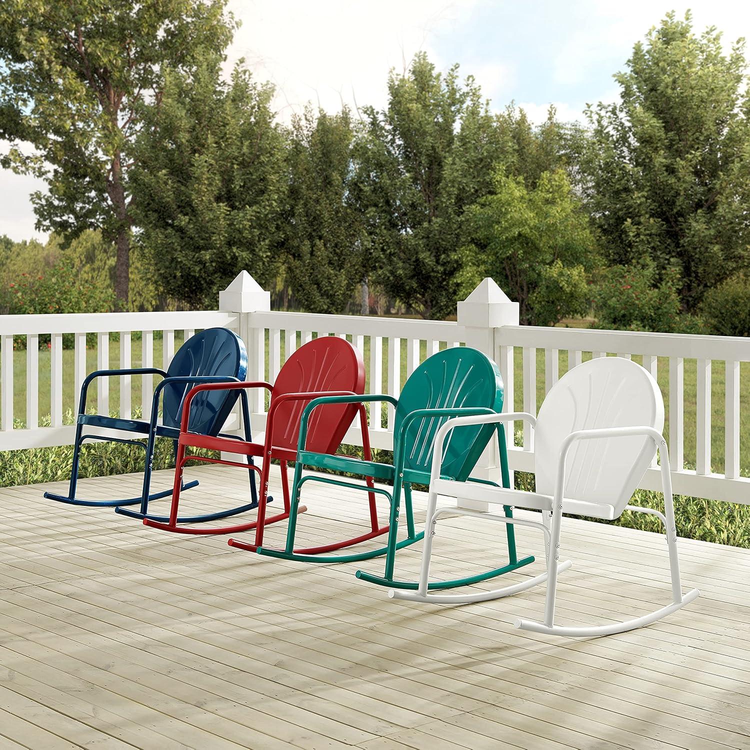 Outdoor Burley Rocking Metal Chair