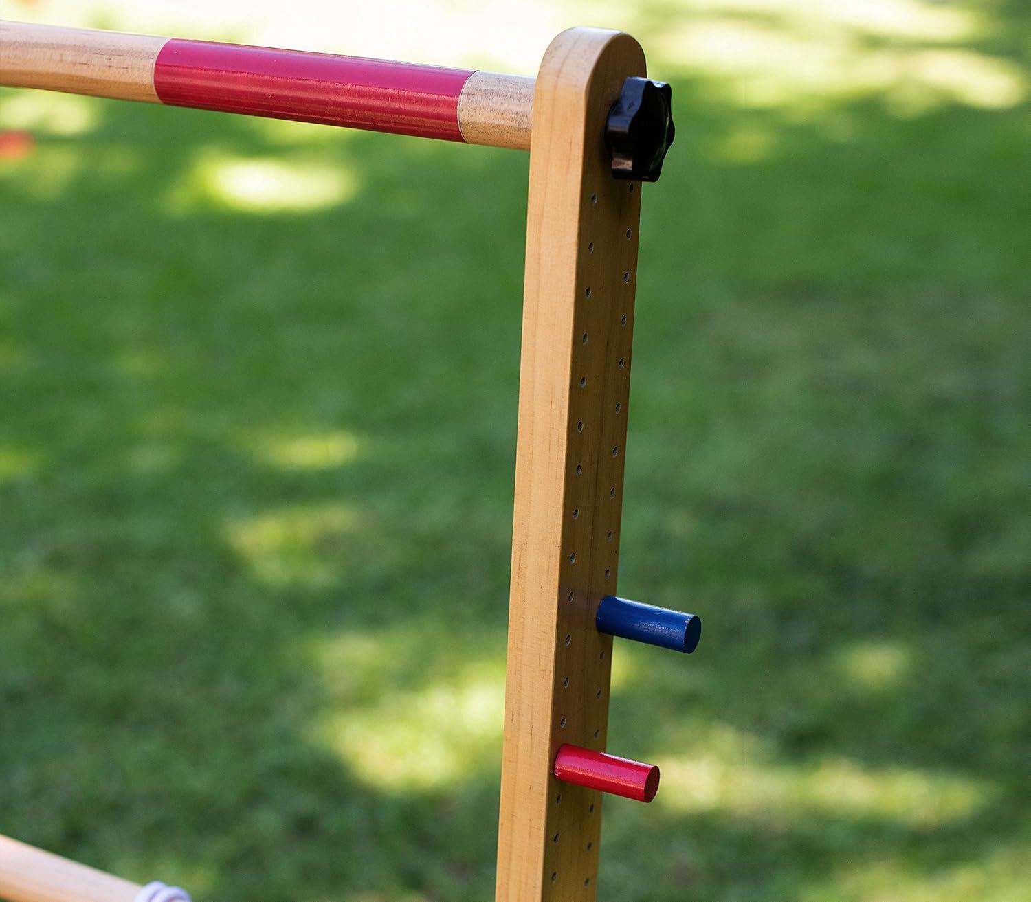 Yard Games Backyard Outdoor Wooden Double Ladder Toss Game Set w/ Case, Red/Blue & Reviews | Wayfair