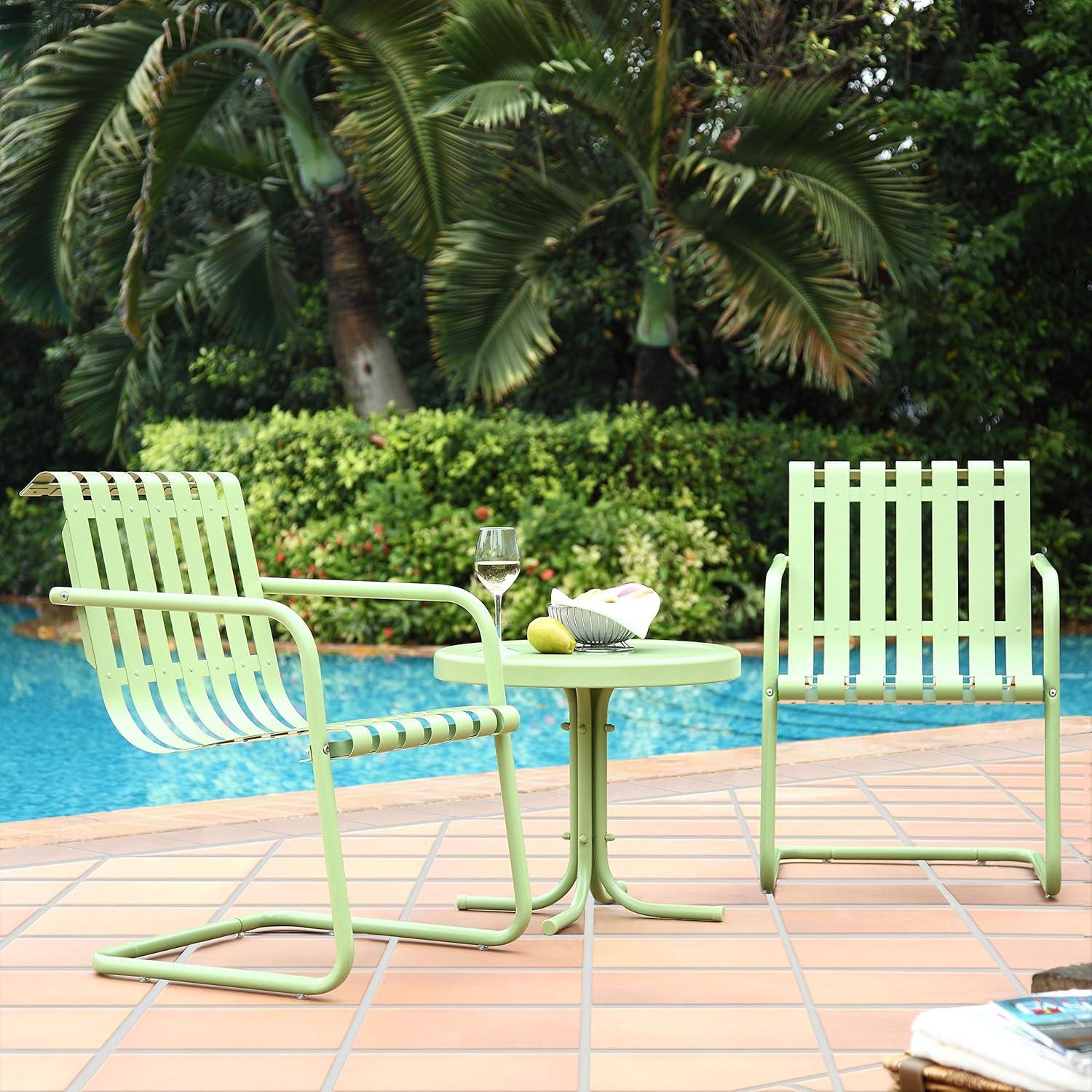 Gracie 3pc Outdoor Seating Set - White - Crosley