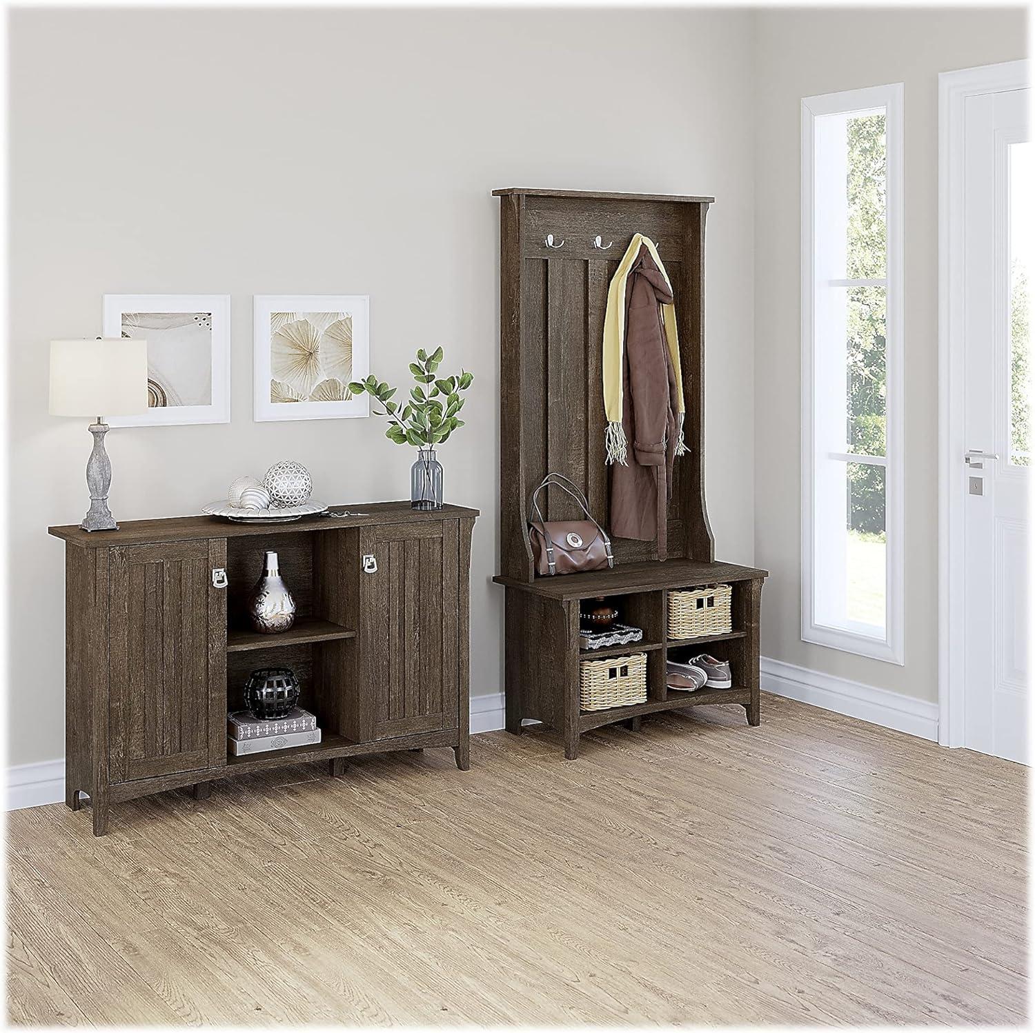Bush Furniture Salinas Entryway Storage Set, Ash Brown