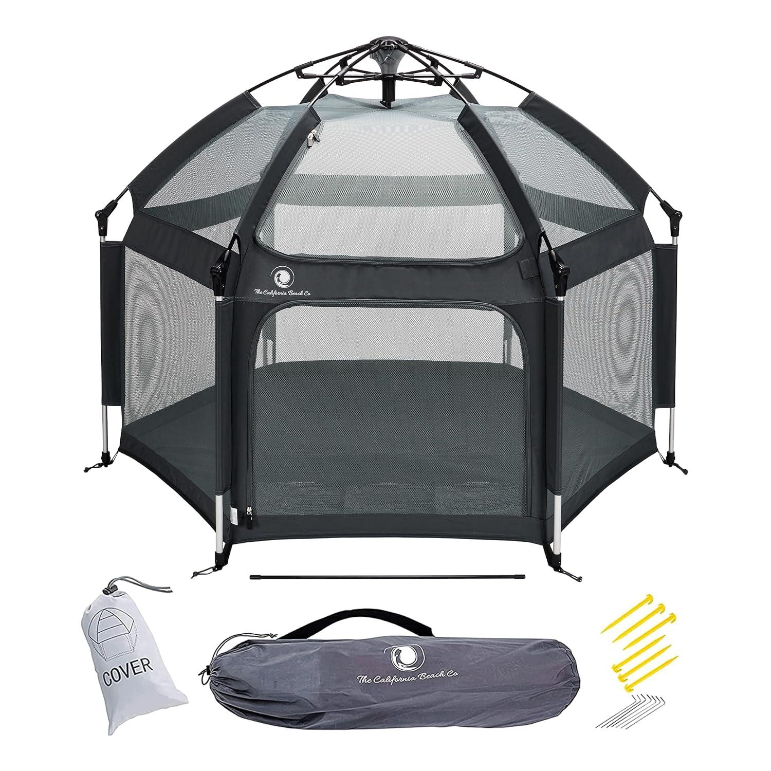 The California Beach Co Pop 'N Go Playpen - Black