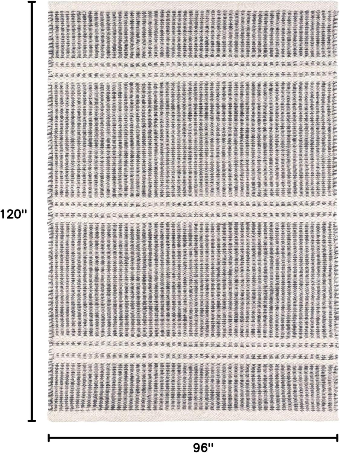 Malta Grey Handwoven Wool Rug
