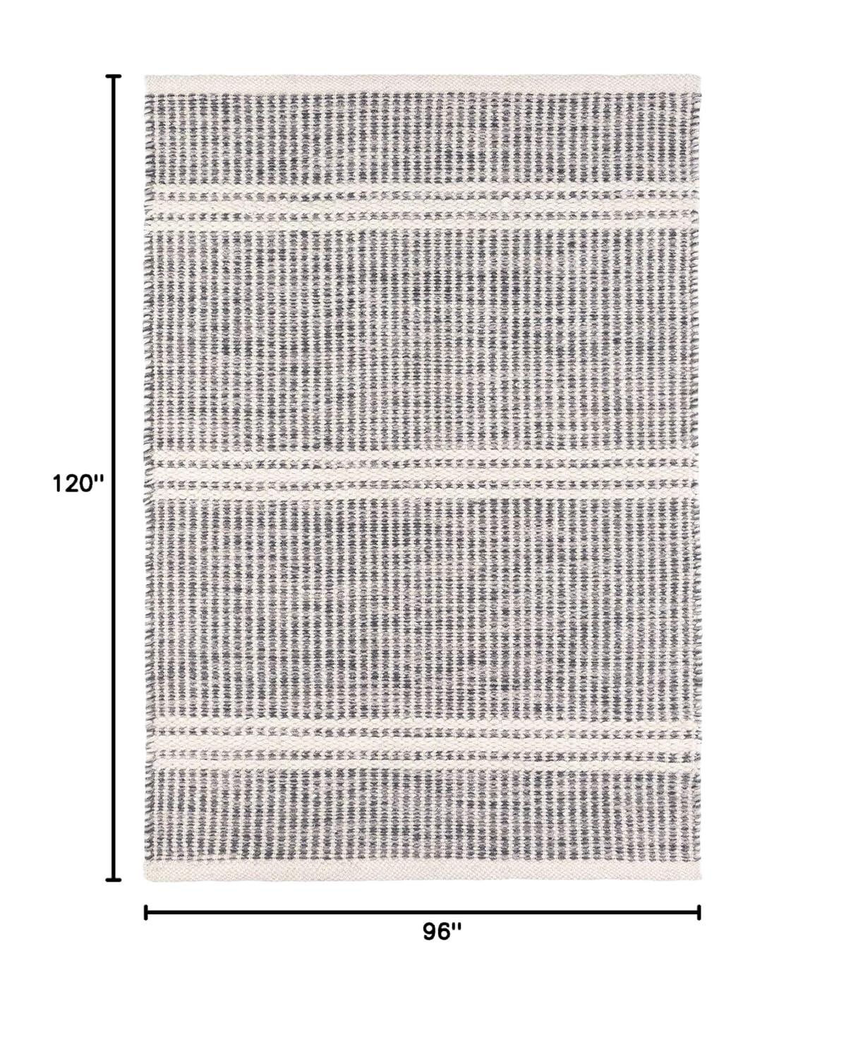 Malta Grey Handwoven Wool Rug