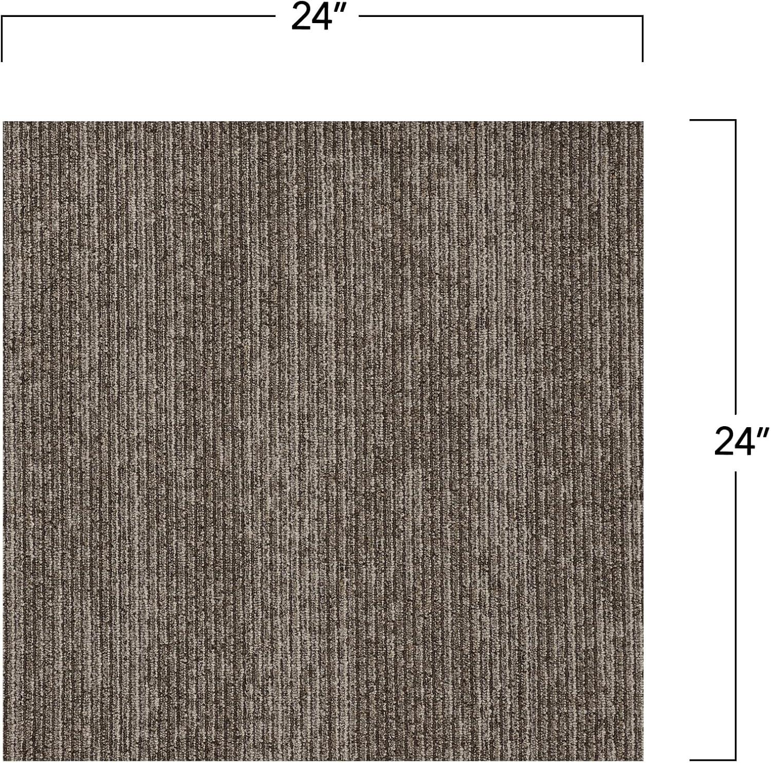 Mohawk Elite 24" x 24" Nylon Fiber Carpet Tiles (96 sqft per carton-24 Tiles)