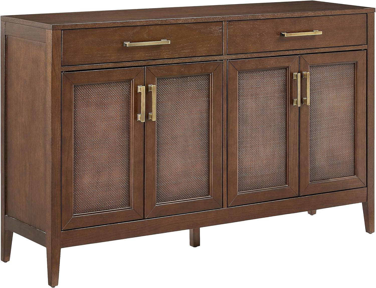 Crosley 56" Milo Sideboard Dark Brown