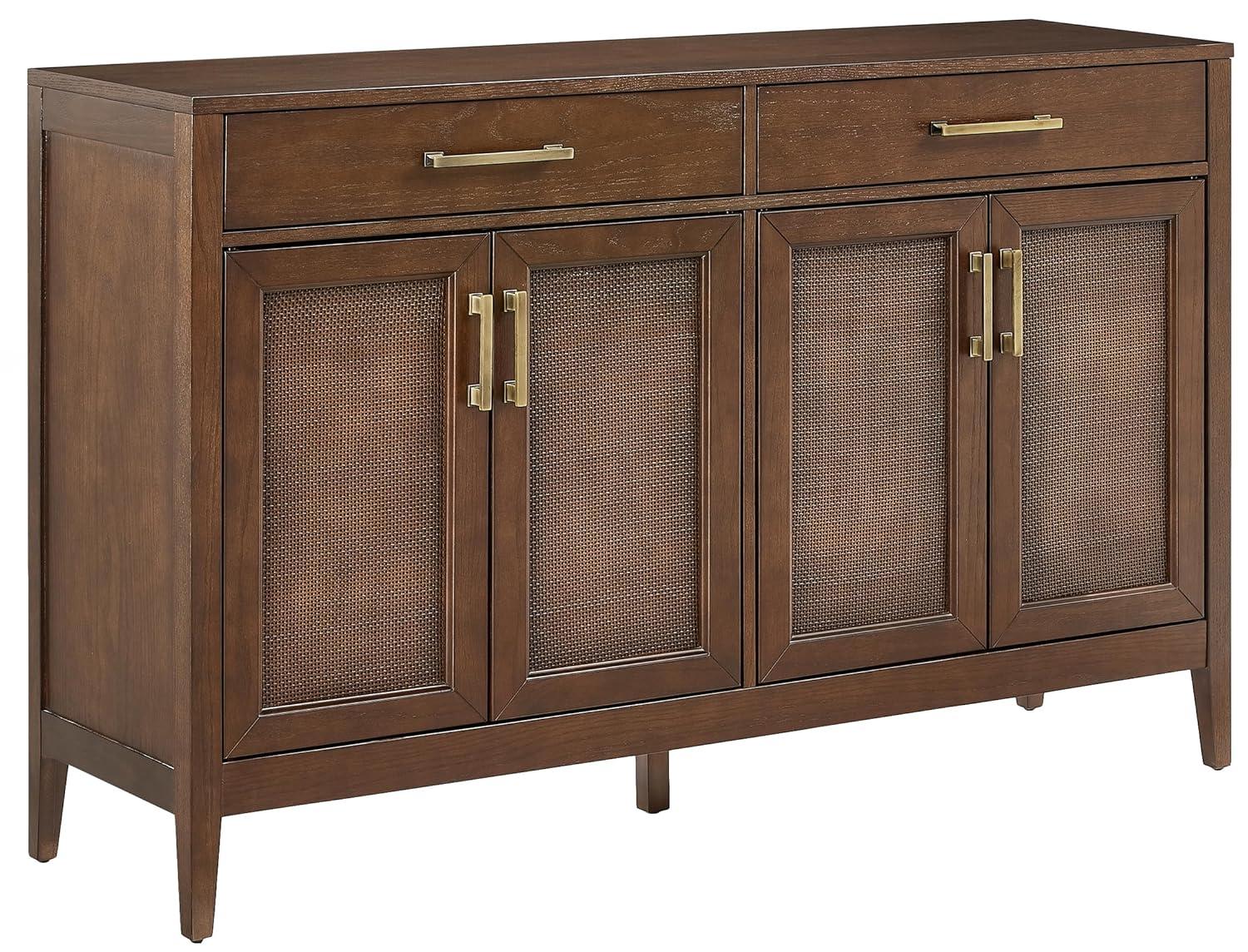 Crosley 56" Milo Sideboard Dark Brown