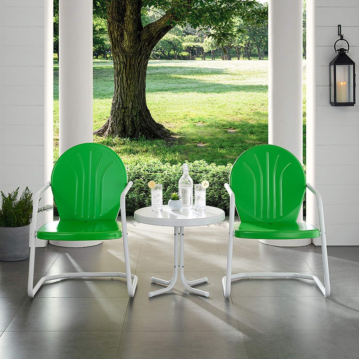 Griffith 3pc Outdoor Conversation Set - Kelly Green - Crosley