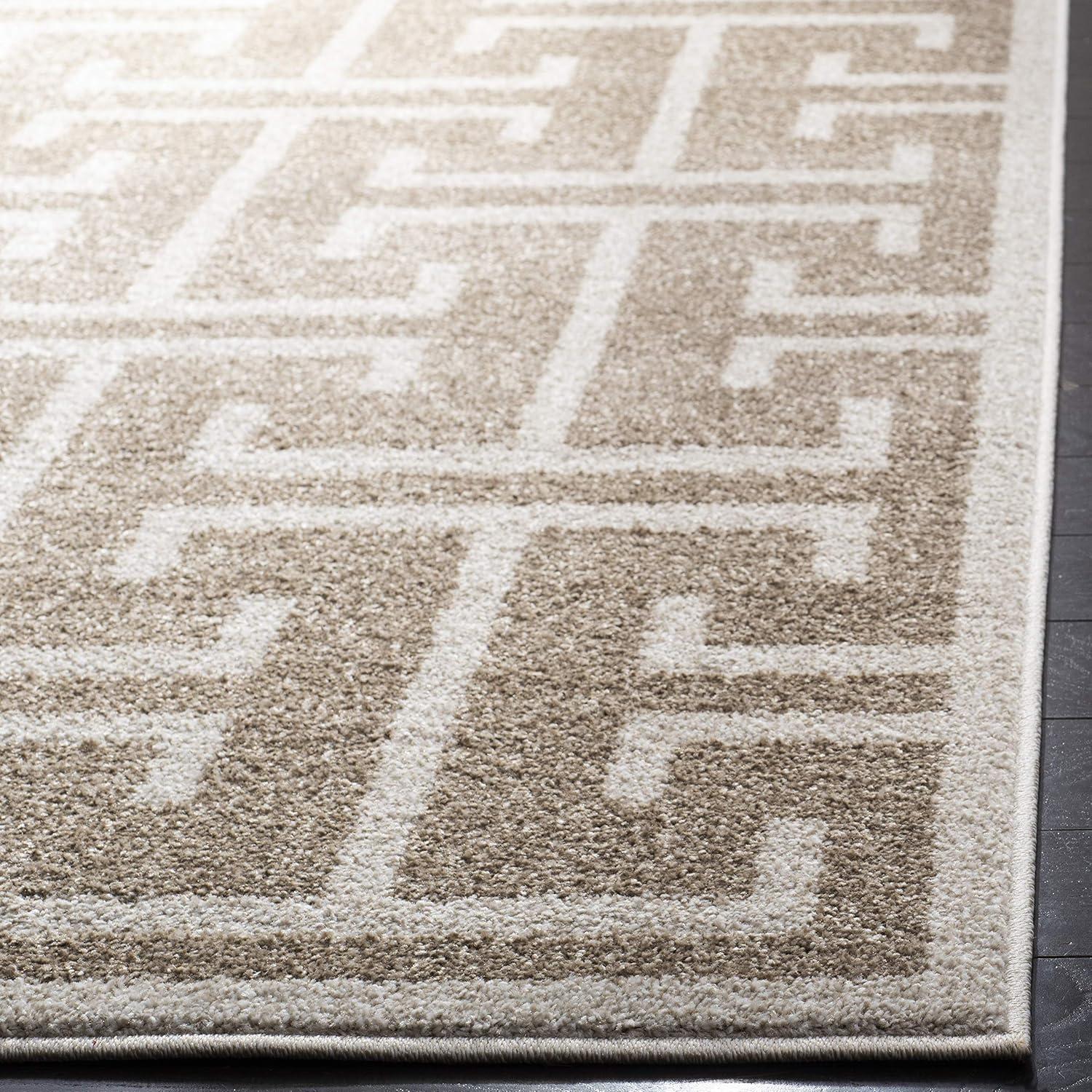 Amherst AMT404 Power Loomed Area Rug - Wheat/Beige - 8'x10' - Safavieh.