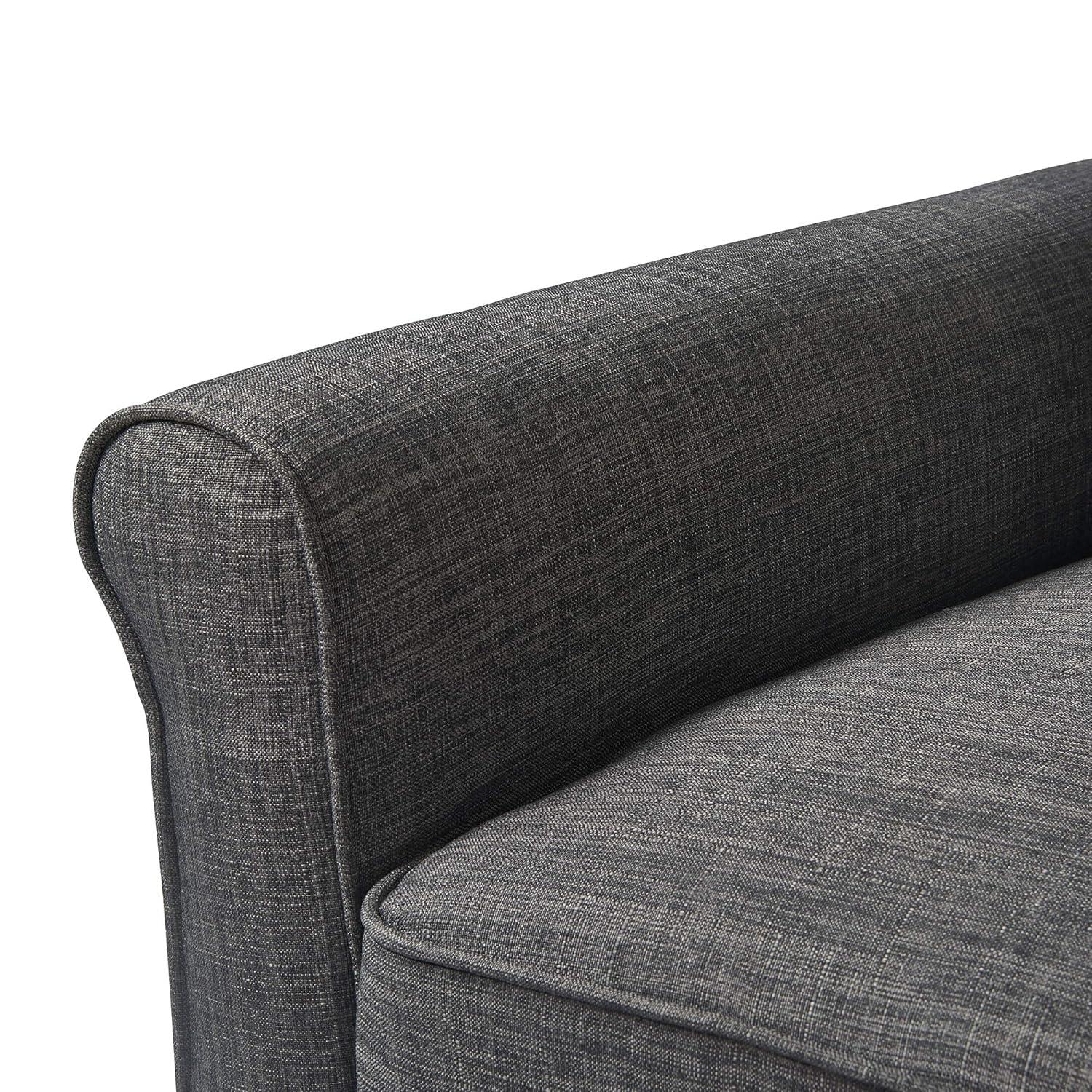 Serta Harmon Upholstered Reversible Sectional Sofa and Chaise