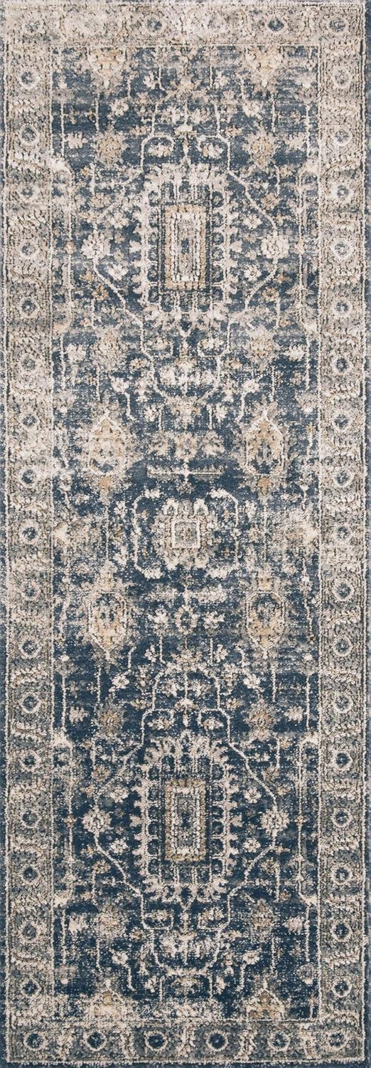 Loloi Teagan Denim / Pebble 5'-3" x 7'-6" Area Rug
