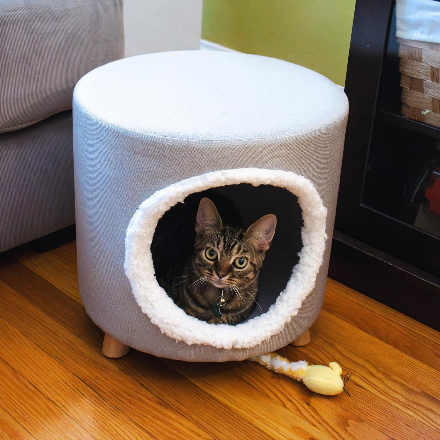 Humble Crew Brooklyn Tufted & Storage Bench, Gray