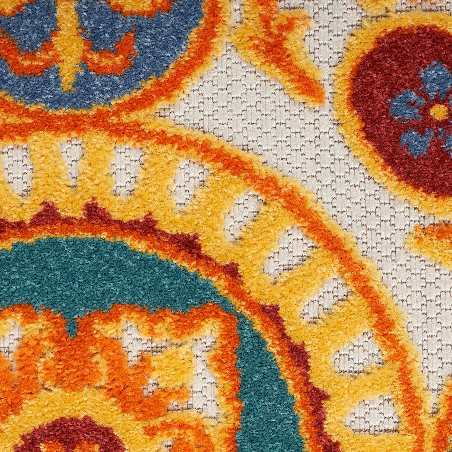 Lark Manor™ Isalia 5'3" X 7'5" Multicolor Tropical Rug
