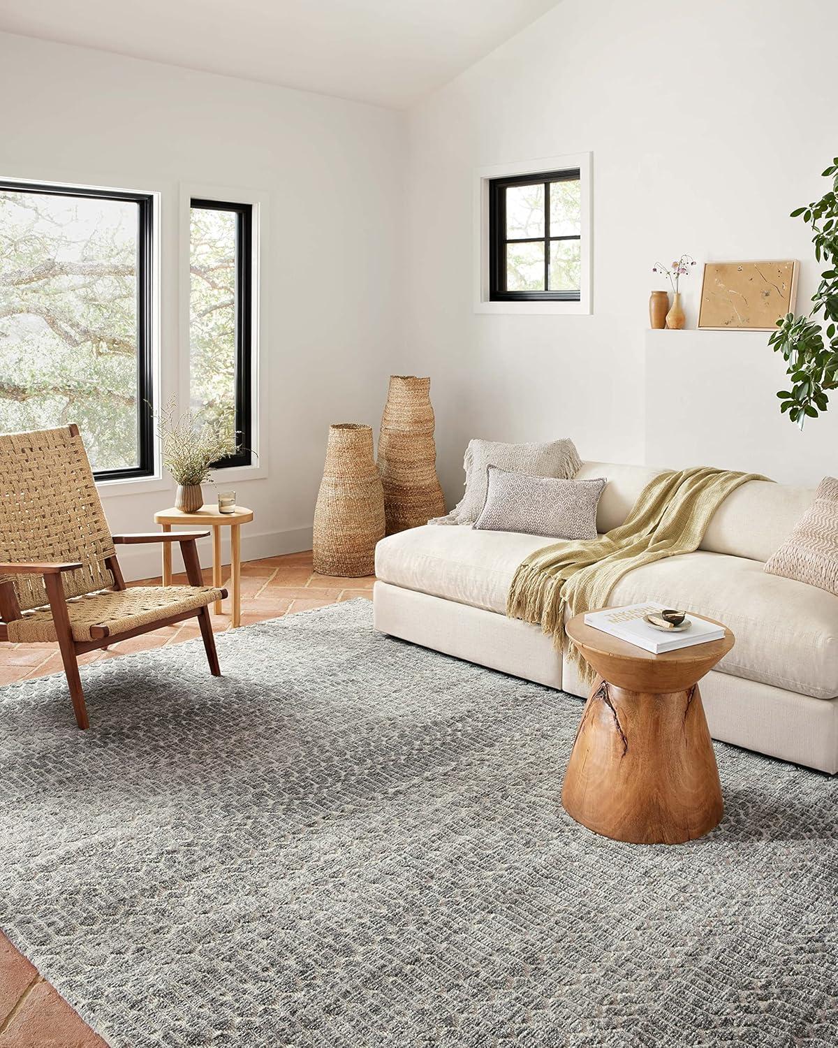 Loloi II Neda Geometric Ivory/Natural Area Rug