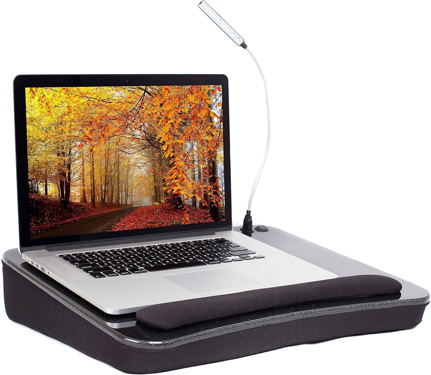 Sofia + Sam Lap Desk with USB Light - Black