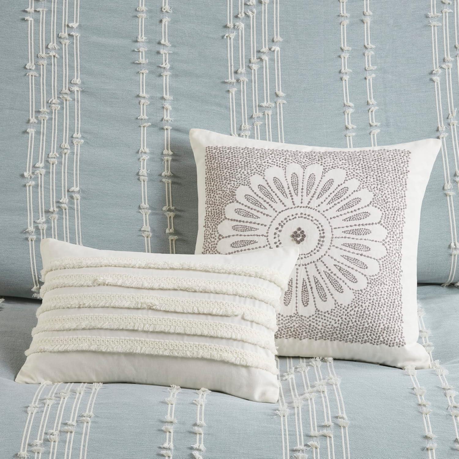 3 Piece Cotton Jacquard Bedding Set