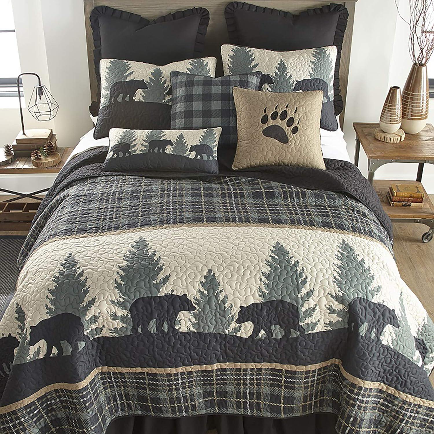 Dec Pillow, Bear Walk Plaid (Check)