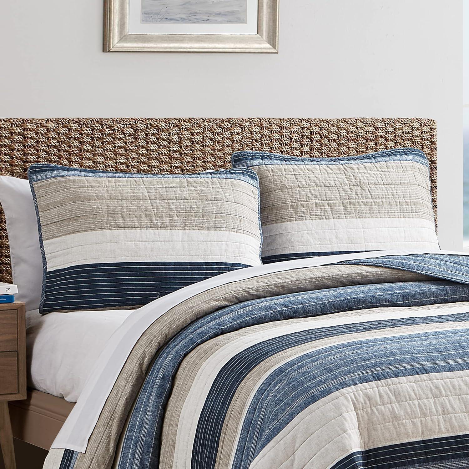 Nautica Ridgeport Cotton Reversible Quilt Set