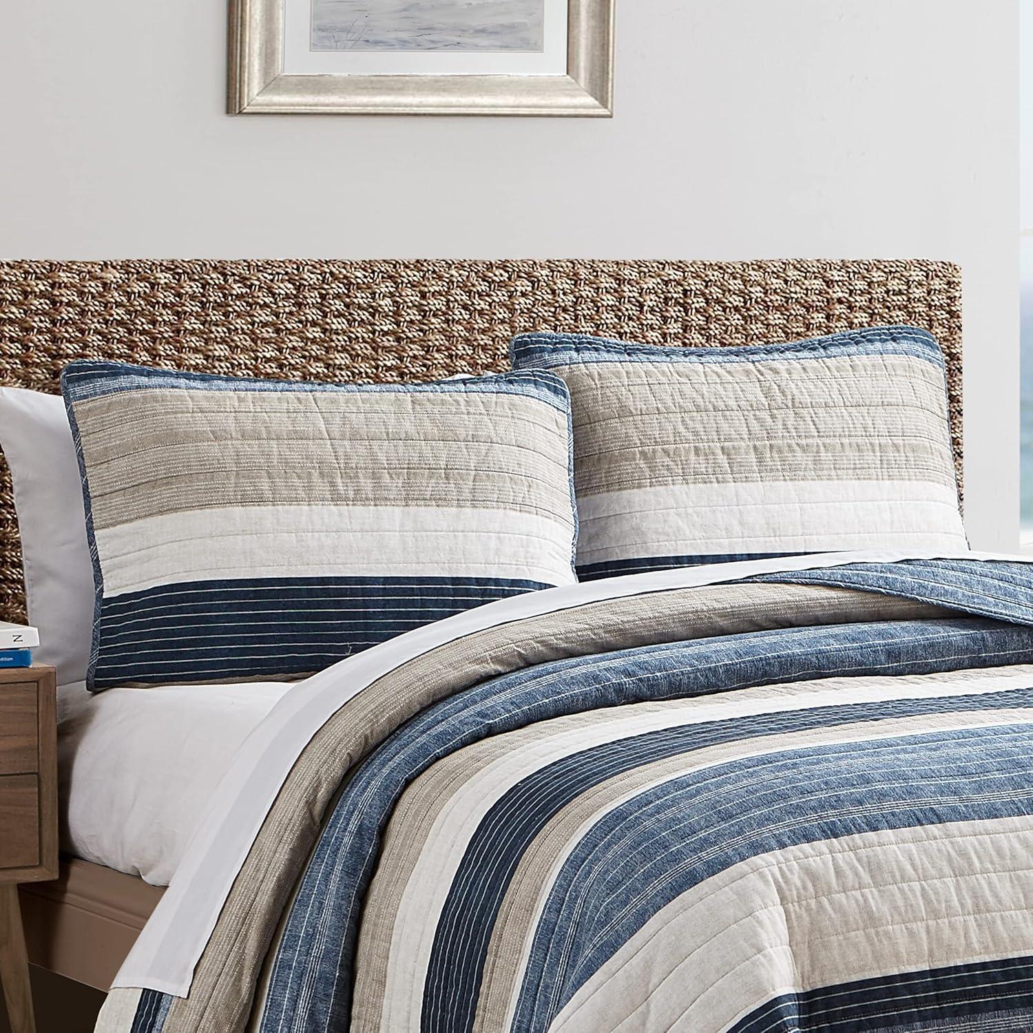 Nautica Nautica Ridgeport Cotton Reversible Quilt Set