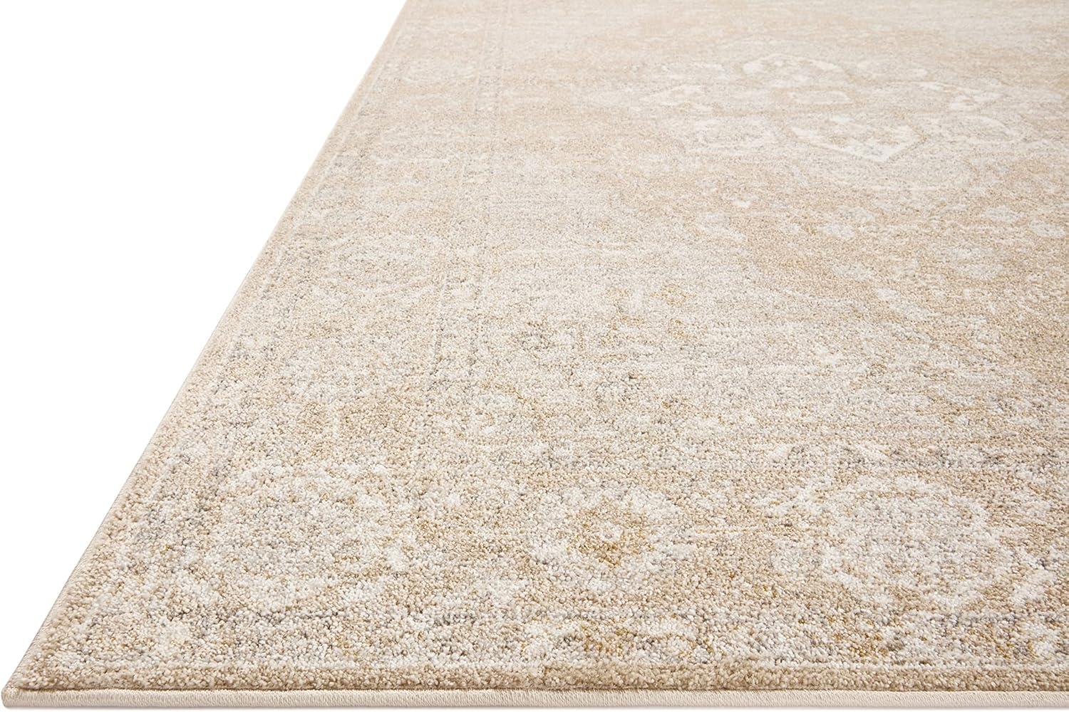 Loloi II Odette Beige / Silver 7'-10" x 7'-10" Round Area Rug