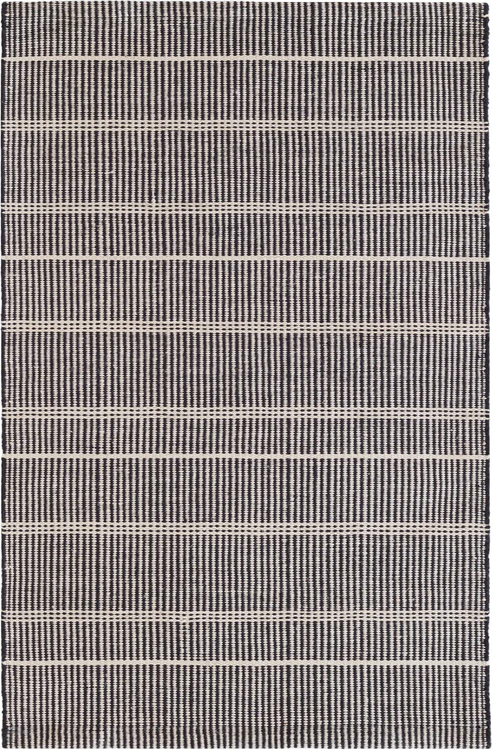 Samson Black Handwoven Indoor/Outdoor Rug