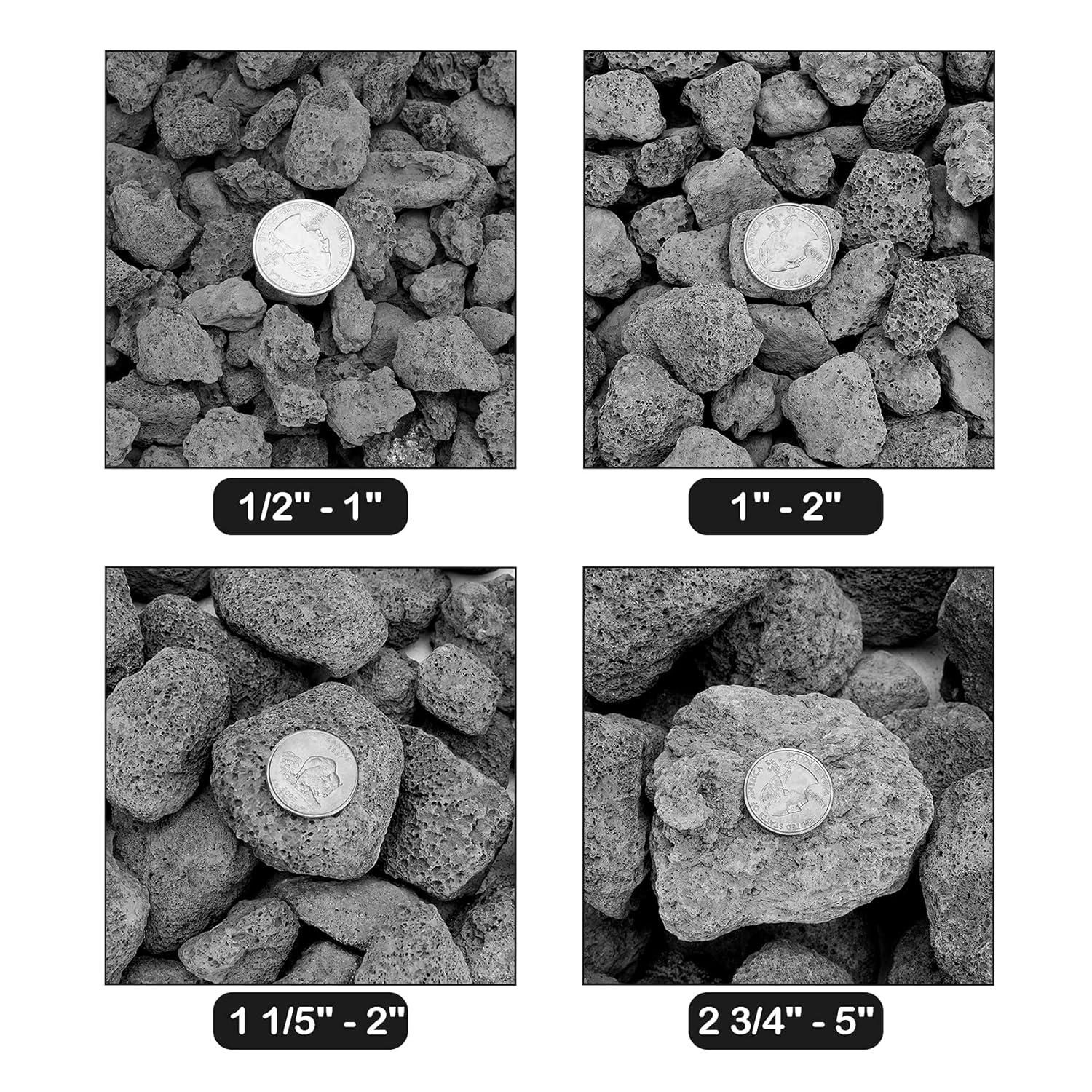 American Fireglass Lava Rock - 10 lbs.