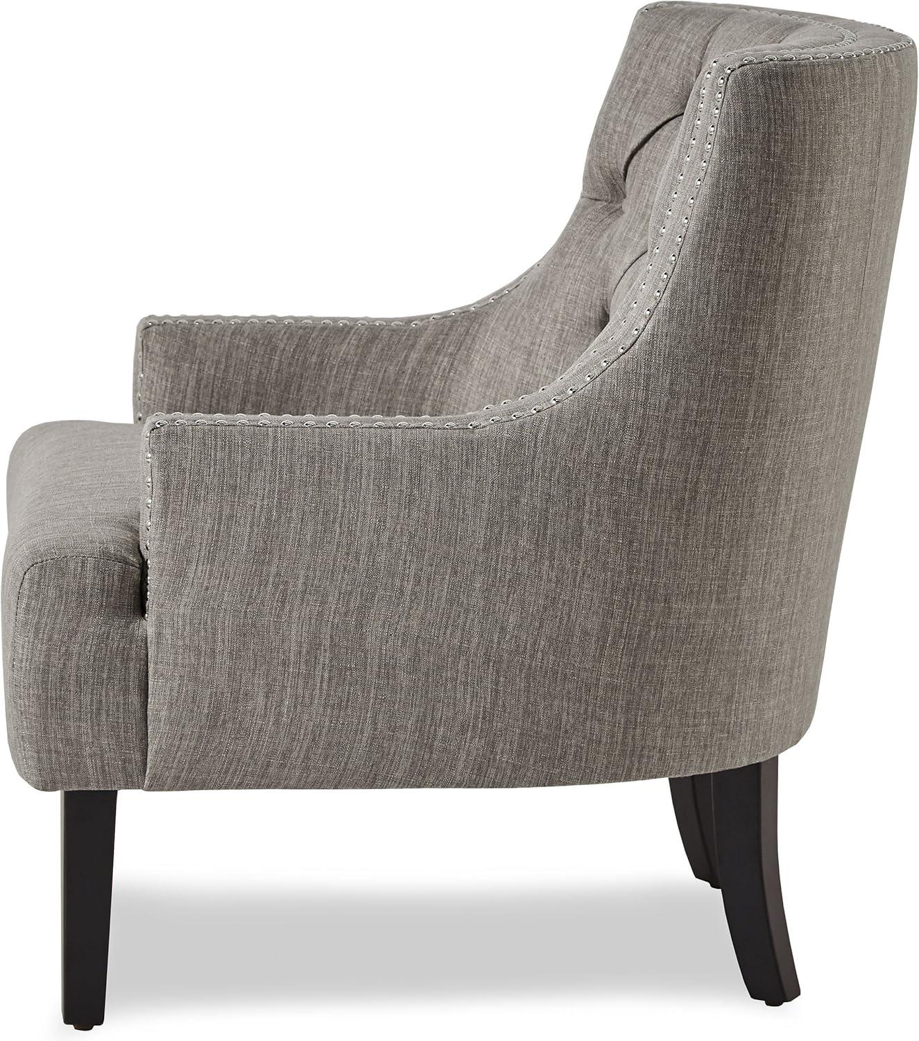 Lexicon Charisma Upholstered Accent Chair in Taupe