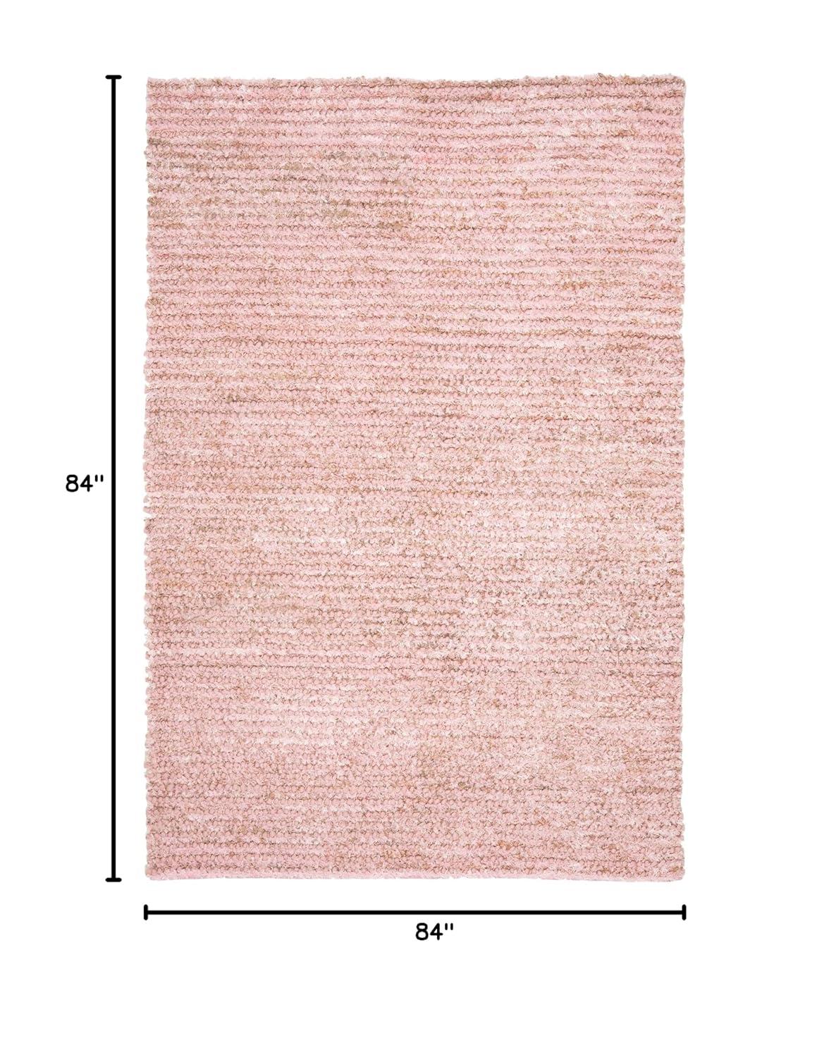 Classic Shag SG640 Hand Woven Area Rug - White/Beige - 7'x7' - Safavieh.
