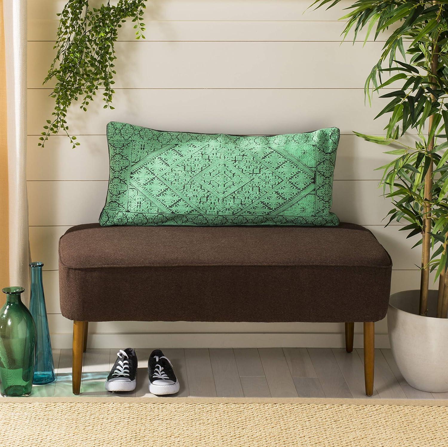 Lila Pillow - Sea Green - 14"X30" - Safavieh