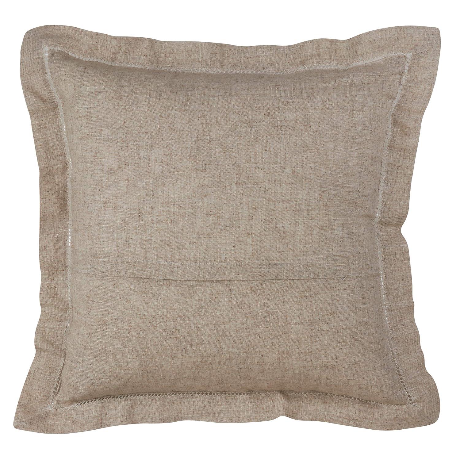 Saro Toscana Collection Linen Throw Pillow