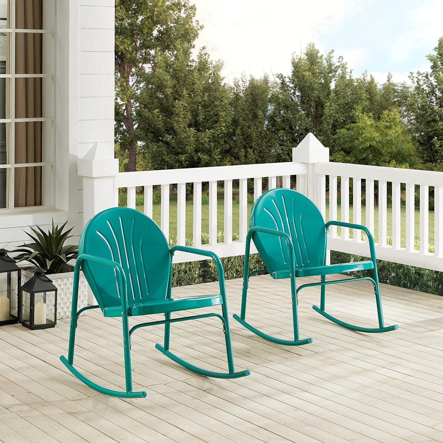 Outdoor Burley Rocking Metal Chair