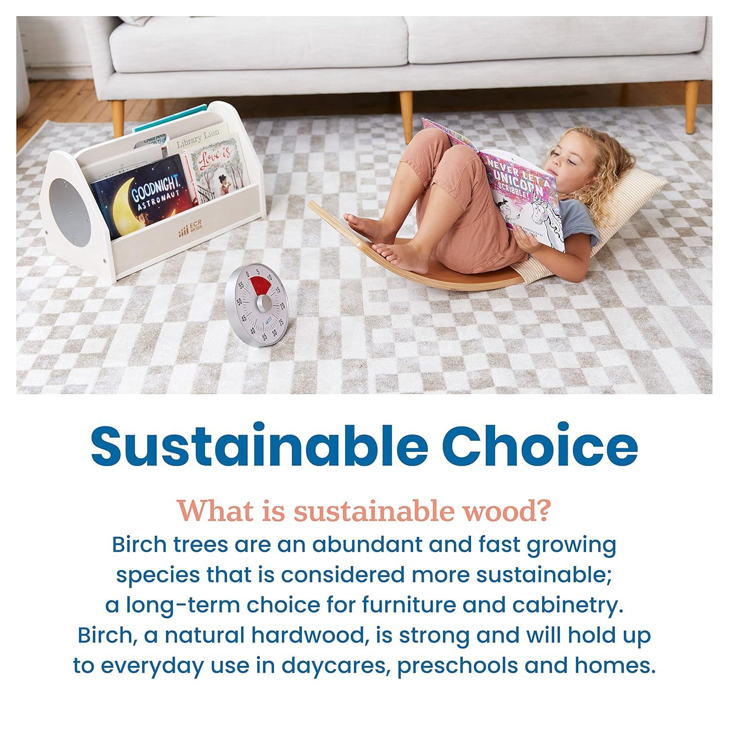 ECR4Kids ECR4Kids Double-Sided Book Caddy with Countdown Timer