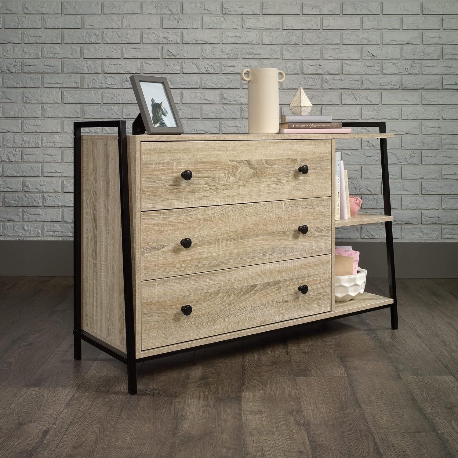 Kirby Shelf Accent 3-Drawer Dresser