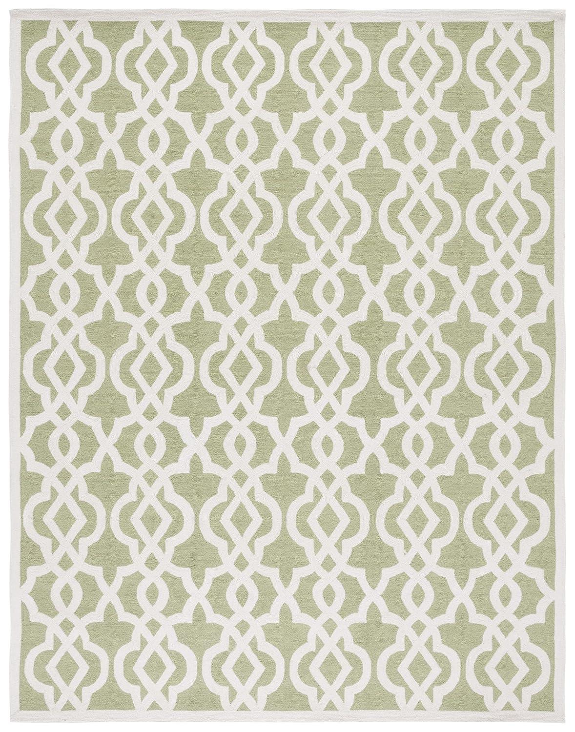 Four Seasons FRS466 Hand Tufted Area Rug - Seafoam/Ivory - 8'x10' - Safavieh.