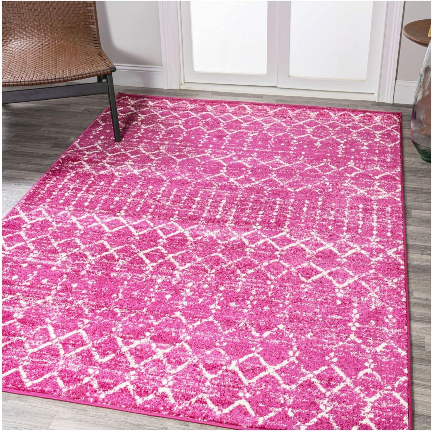 JONATHAN Y Moroccan inspired HYPE Boho Vintage Diamond Cream/Gray 3 ft. x 5 ft. Area Rug