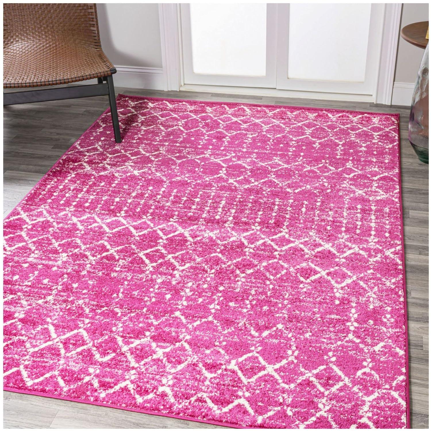 JONATHAN Y Moroccan inspired HYPE Boho Vintage Diamond Cream/Gray 3 ft. x 5 ft. Area Rug