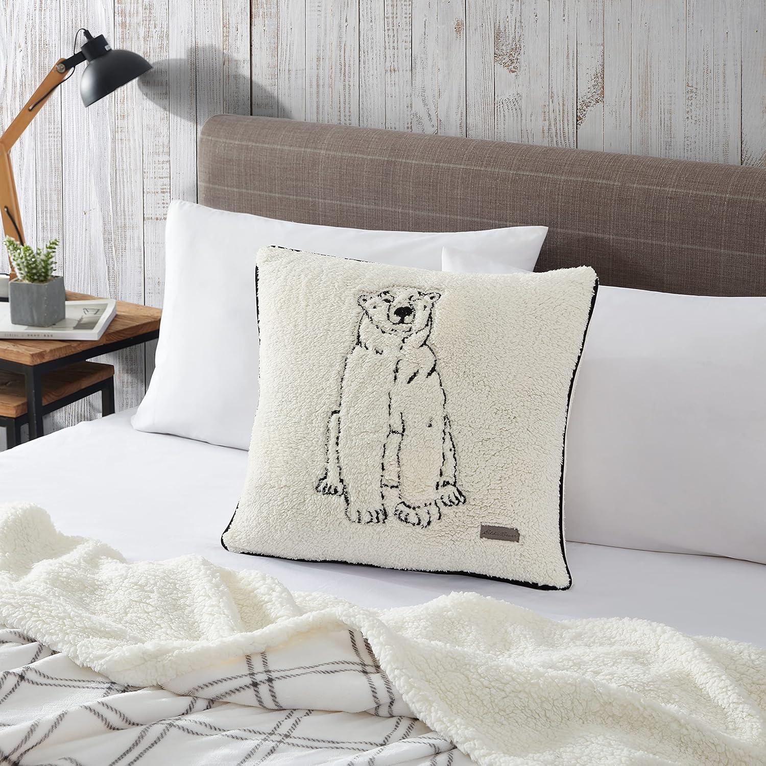 Eddie Bauer Eddie Bauer Cozy Polar Bear Throw Pillow