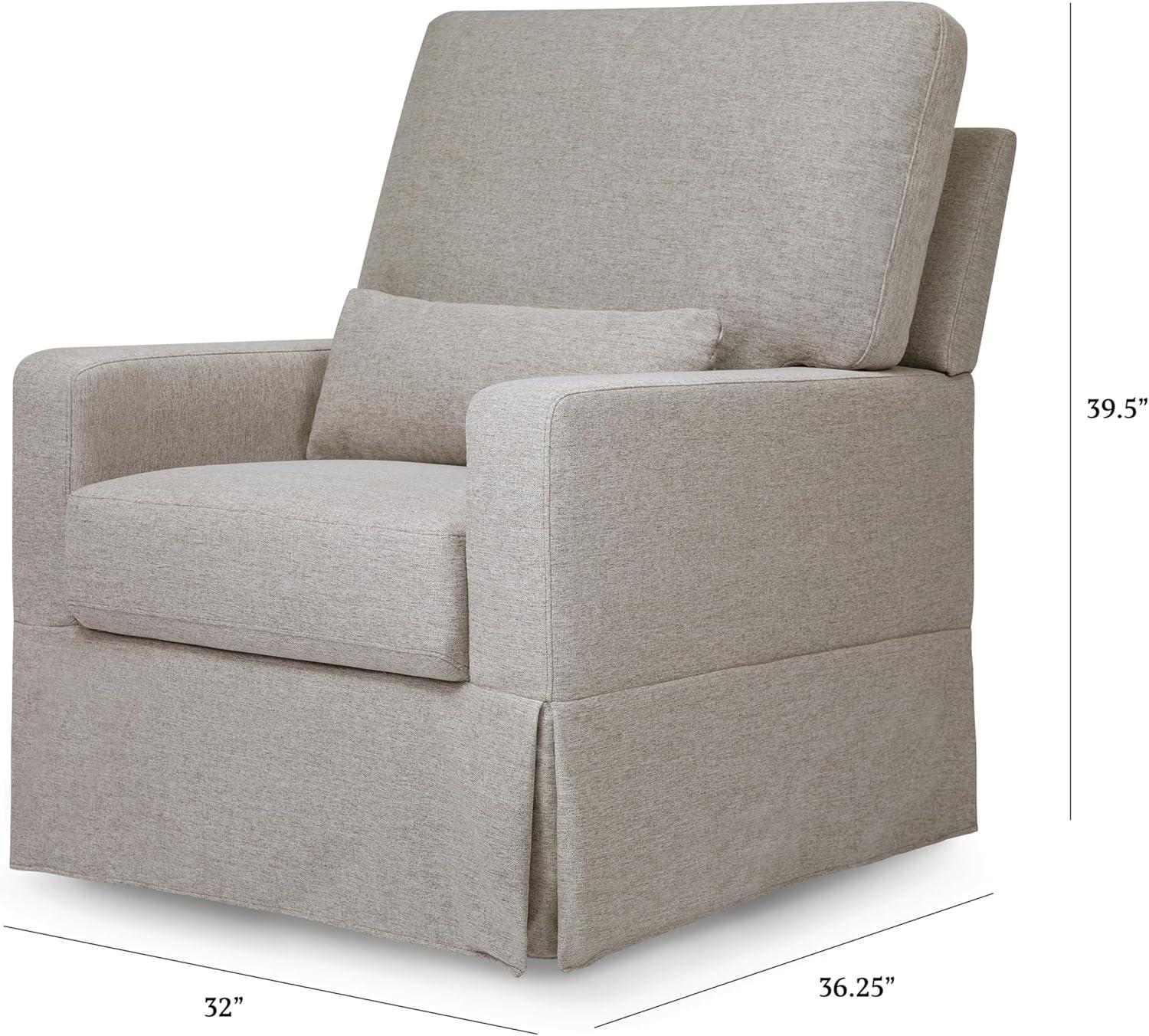 Crawford Upholstered Swivel Glider