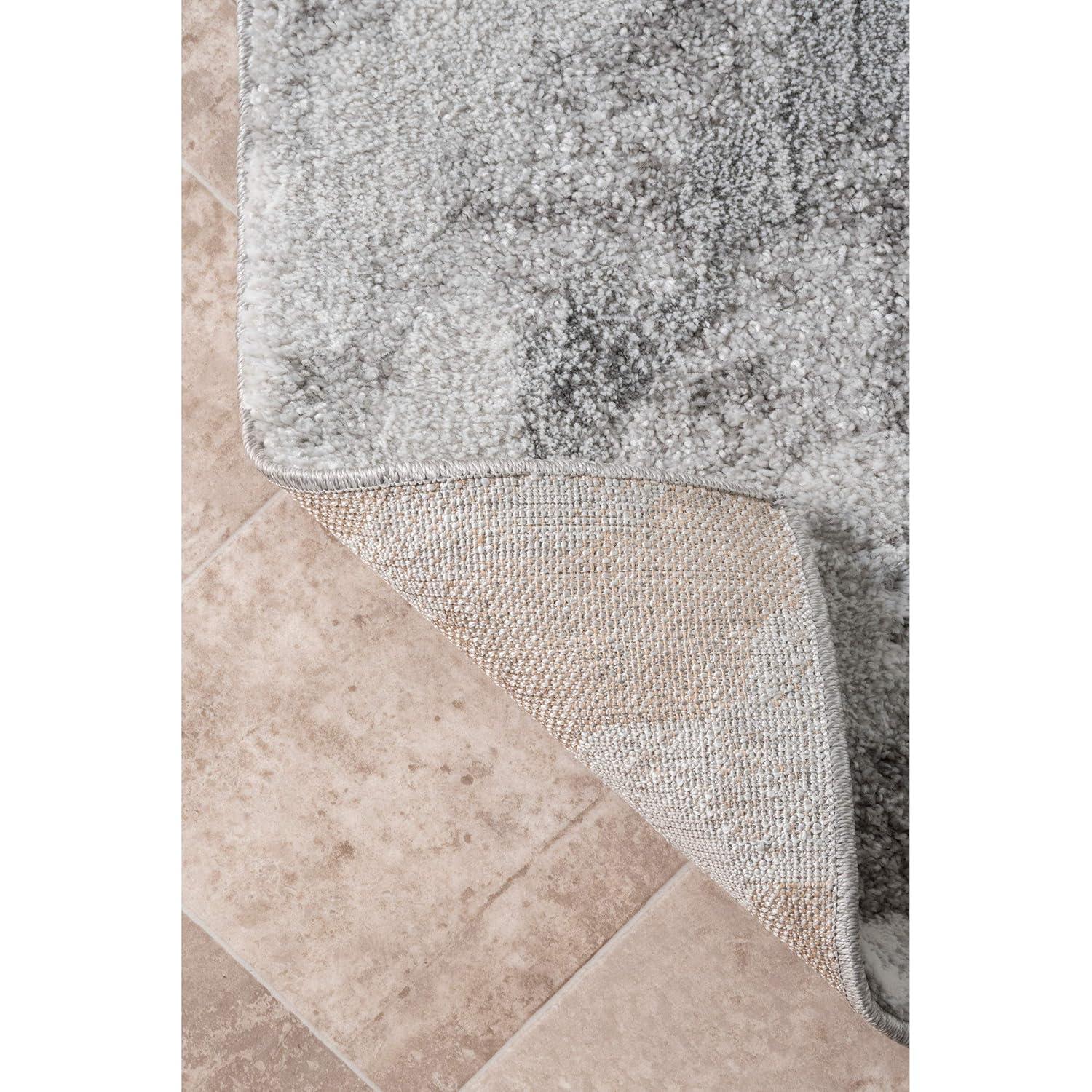 Nuloom Malia Shaded Gemstone Trellis Kitchen Runner Indoor Area Rug - Hallway, Entryway, 2' 8" x 8', Gray