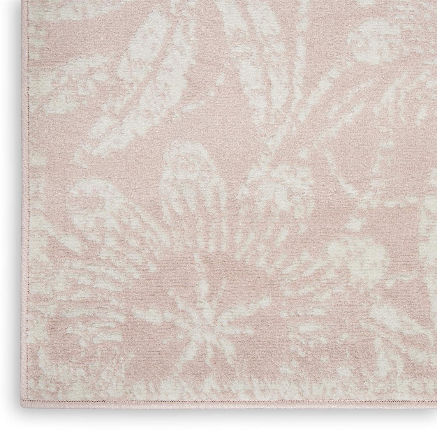 Whigham Floral Pink/White Area Rug