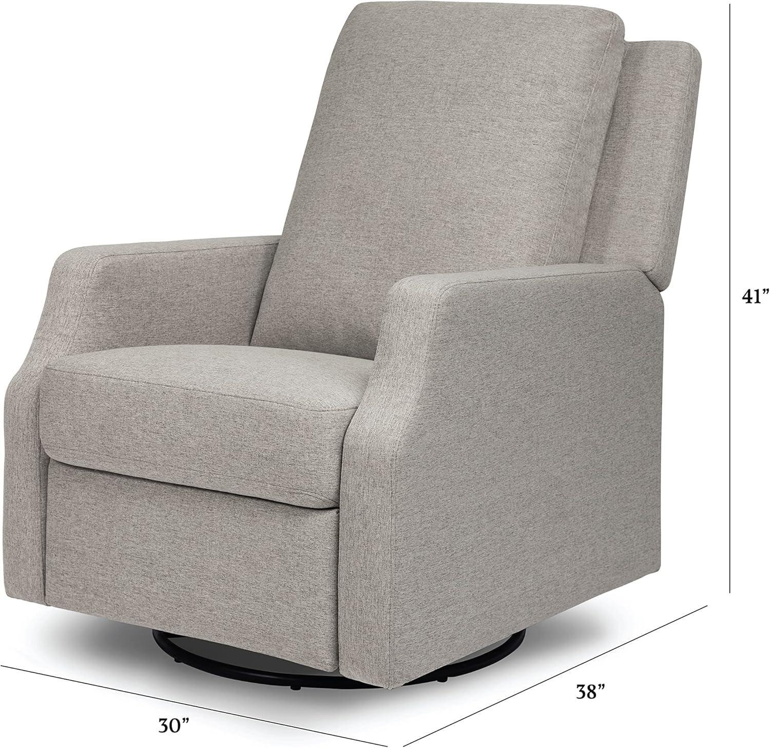 Crewe Upholstered Swivel Reclining Glider