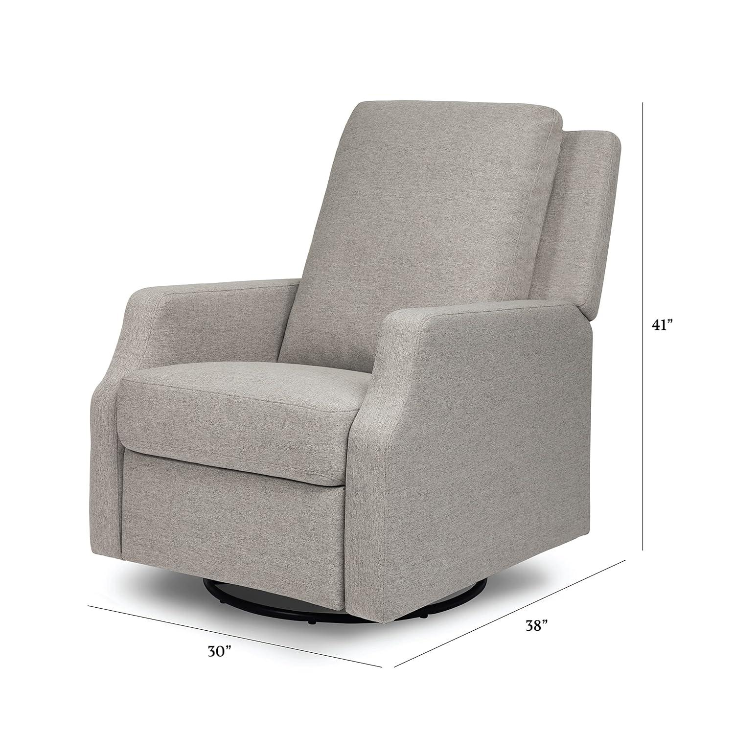 Crewe Upholstered Swivel Reclining Glider