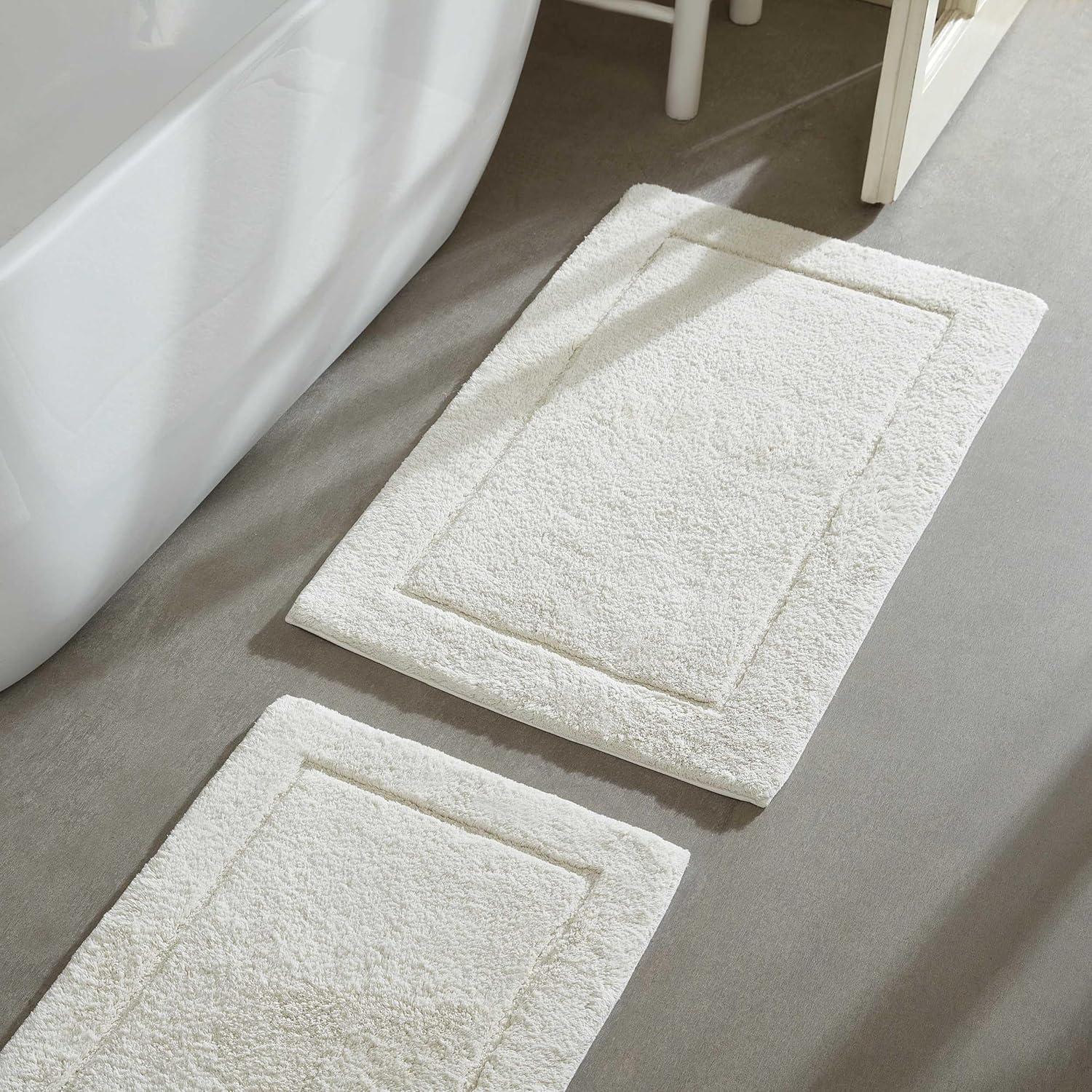 Calvin Klein Essence Solid Cotton 2 Piece Bath Rug Set