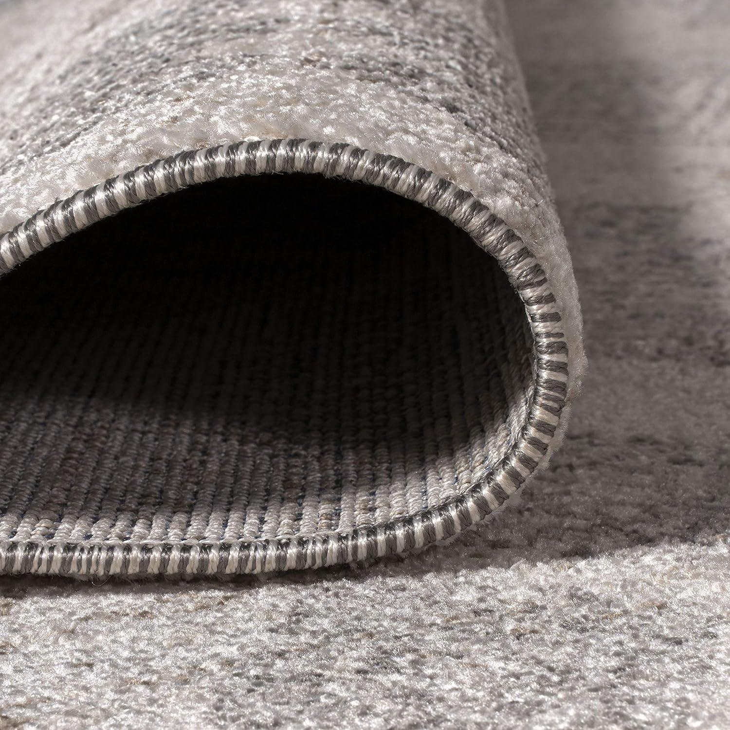 8'x10' Bhalil Berber Diamond Geometric Area Rug, Beige/Gray - JONATHAN Y
